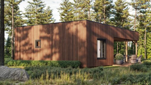 Isolerat modernt hus Luni 7,14 × 10,14 m