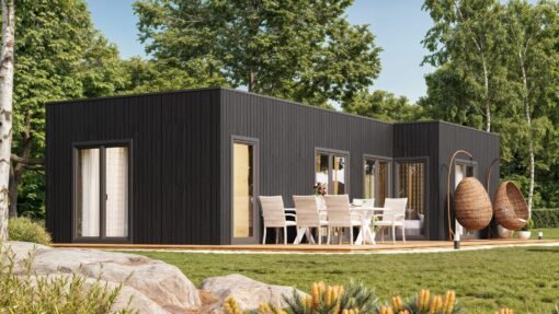 Isolerat Tiny House NORDIC-L 5.74 × 11.94 m