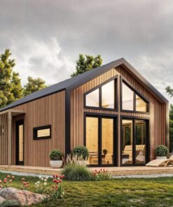 Isolerat trähus Solari 5.09 x 8.59 m