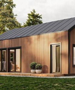 Isolerat trähus Solari 5.09 x 8.59 m