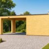 🚗 Garage BIZON 24 m² + 36 m² Carport – 44 mm + 100 mm + 19 mm
