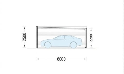 🚗 Garage BIZON 24 m² + 36 m² Carport – 44 mm + 100 mm + 19 mm - Bild 9