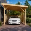 🏡 Träcarport Fugi 18 m²