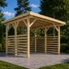 🏡 Träcarport Fugi 18 m²