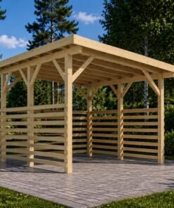 🏡 Träcarport Fugi 18 m²